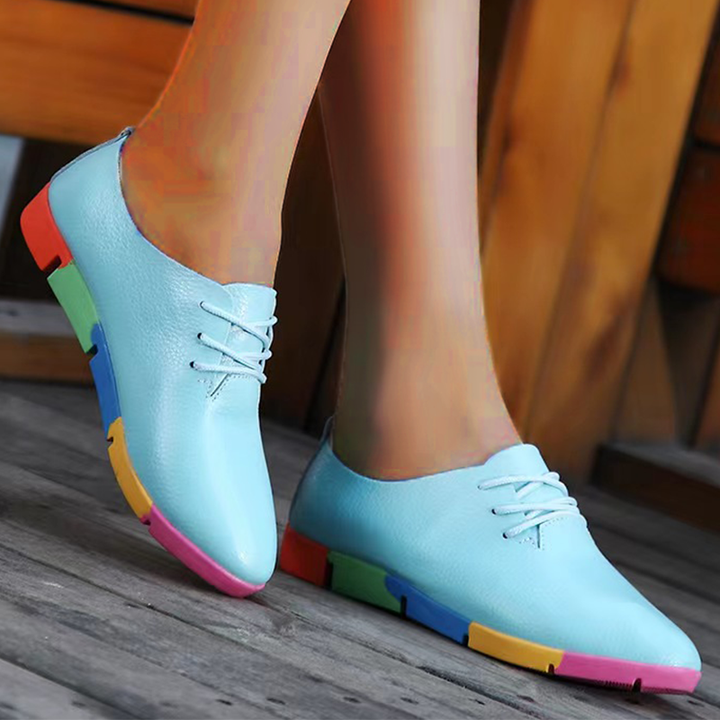 Airy and Comfortable Leather Footwear