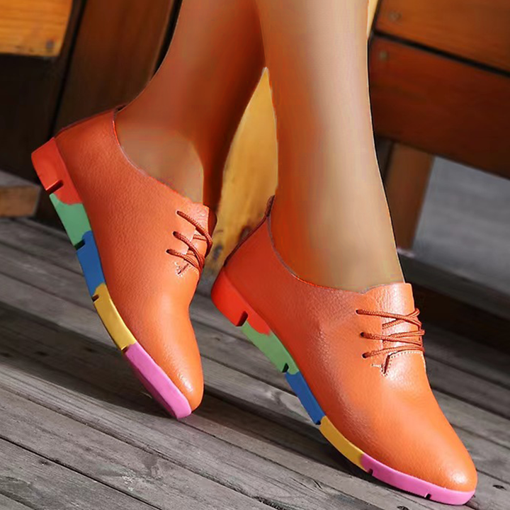 Airy and Comfortable Leather Footwear