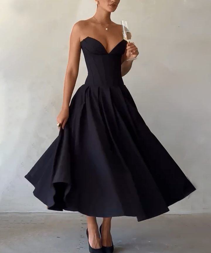 Elegant Black Evening Gown
