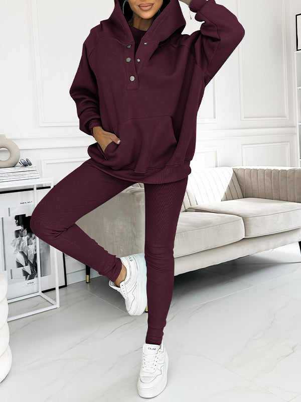 Stylish Hoodie Vest Ensemble