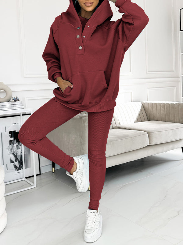 Stylish Hoodie Vest Ensemble
