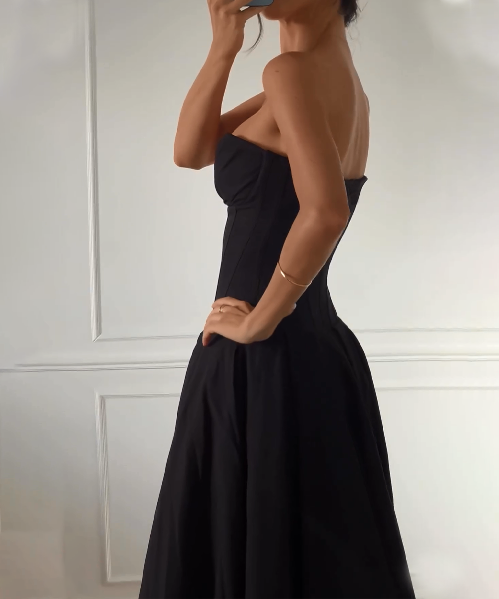 Elegant Black Evening Gown