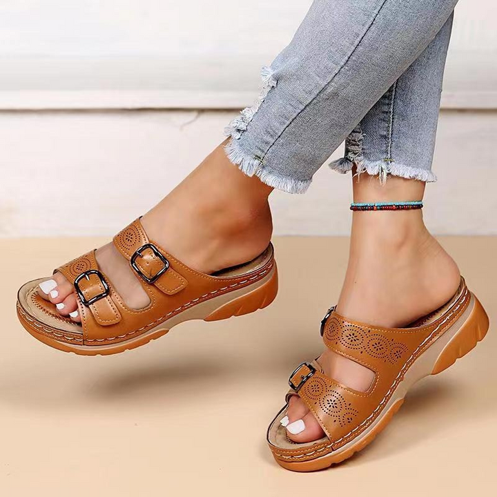 Luxurious Leather Orthopedic Sandals