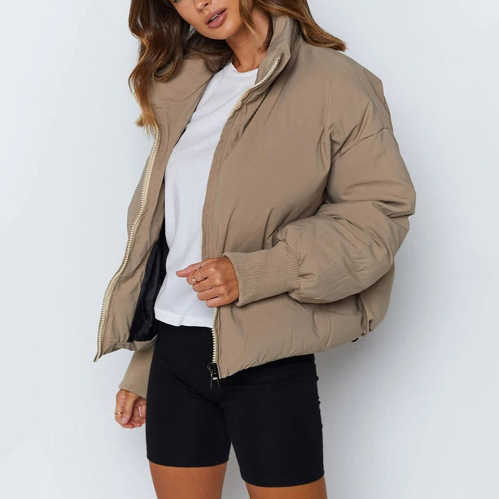 Cozy Puff Crop Jacket for Effortless Style