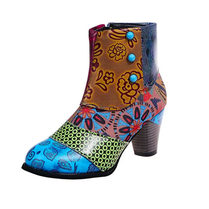 Chic vintage-inspired waterproof boots