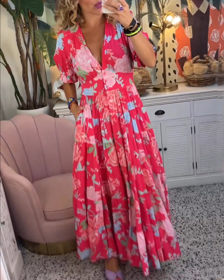 Enchanting Floral Charm Dress