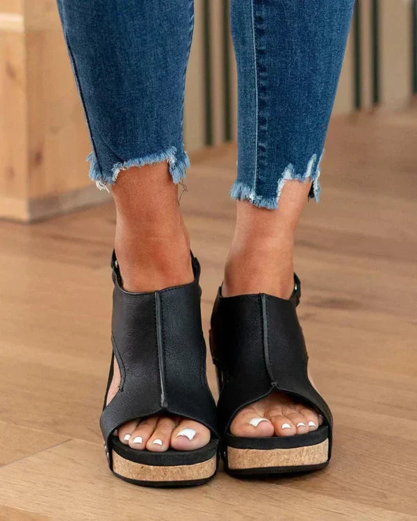 Stylish Orthopedic Sandals with Supportive Heel