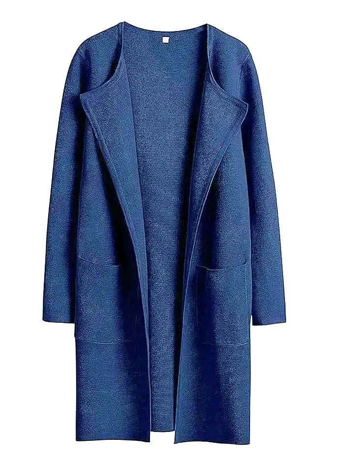 Chic and Cozy Lapel Coatigan