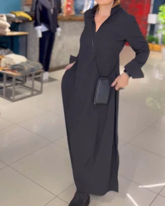 Elegant Long Cotton Dress for Ultimate Comfort