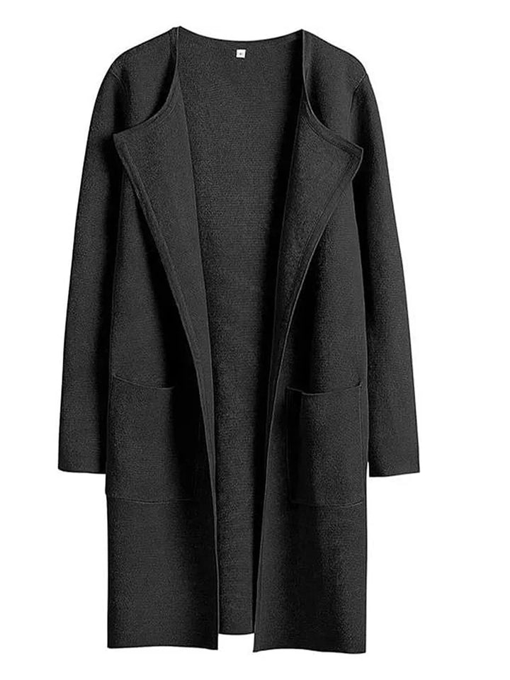 Chic and Cozy Lapel Coatigan