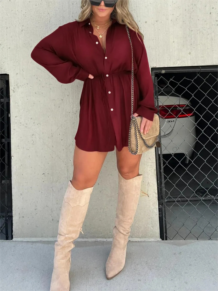 Luxury Satin Sleepwear Dress