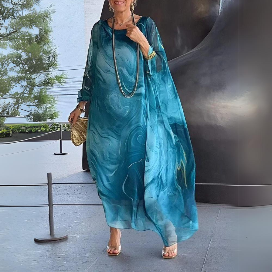 Exquisite Silk Chiffon Dress for Timeless Elegance