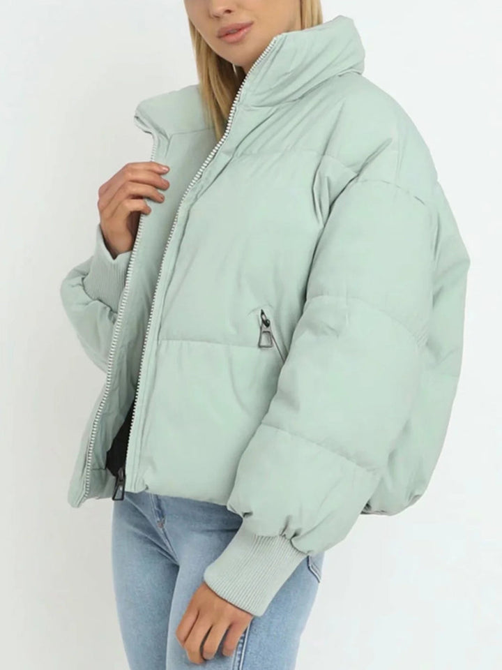 Cozy Puff Crop Jacket for Effortless Style