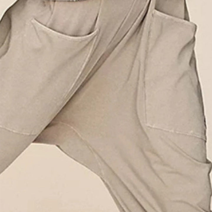 Stylish V-Neck Sling Jumpsuit with Convenient Pockets