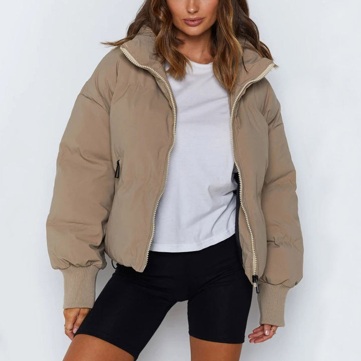 Cozy Puff Crop Jacket for Effortless Style