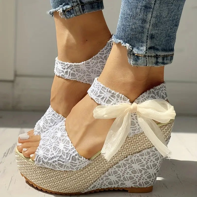 Chic Women's Sandals Featuring a Stylish Wedge Heel
