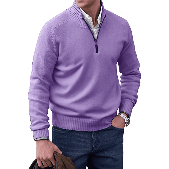 Stylish Polished Zip-Up Sweater