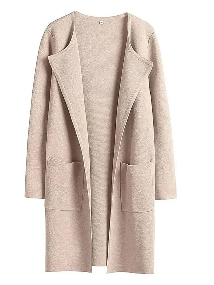 Chic and Cozy Lapel Coatigan