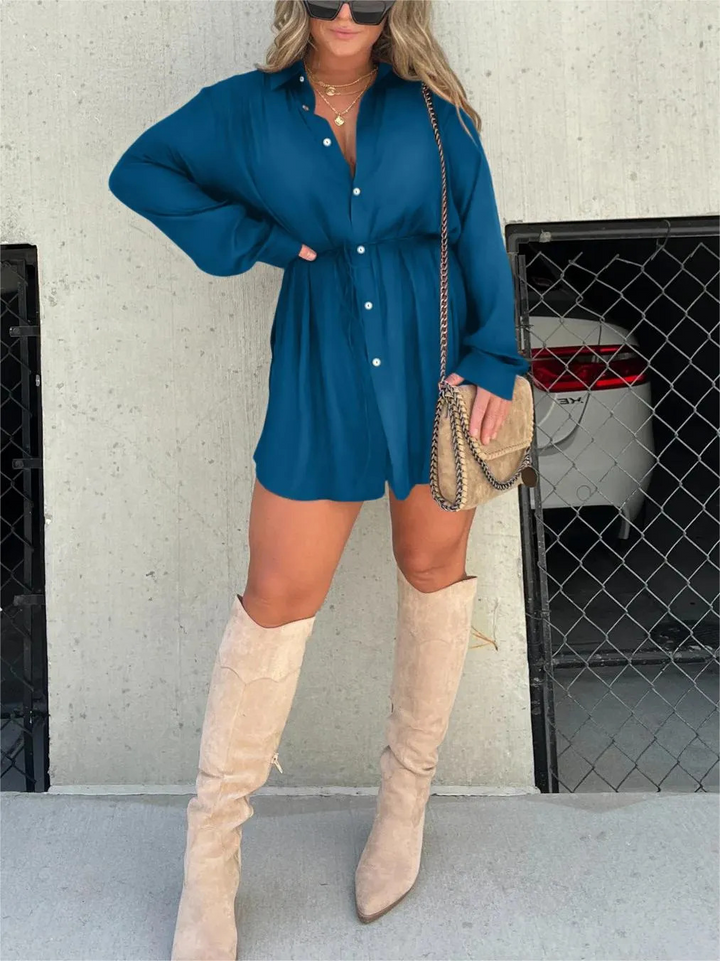 Luxury Satin Sleepwear Dress