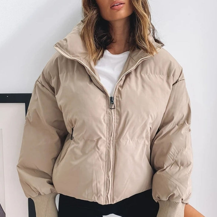 Cozy Puff Crop Jacket for Effortless Style