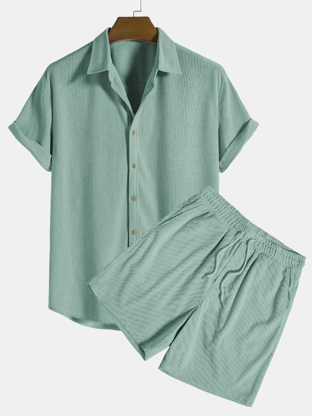 Stylish Modern Classic Polo & Shorts Ensemble