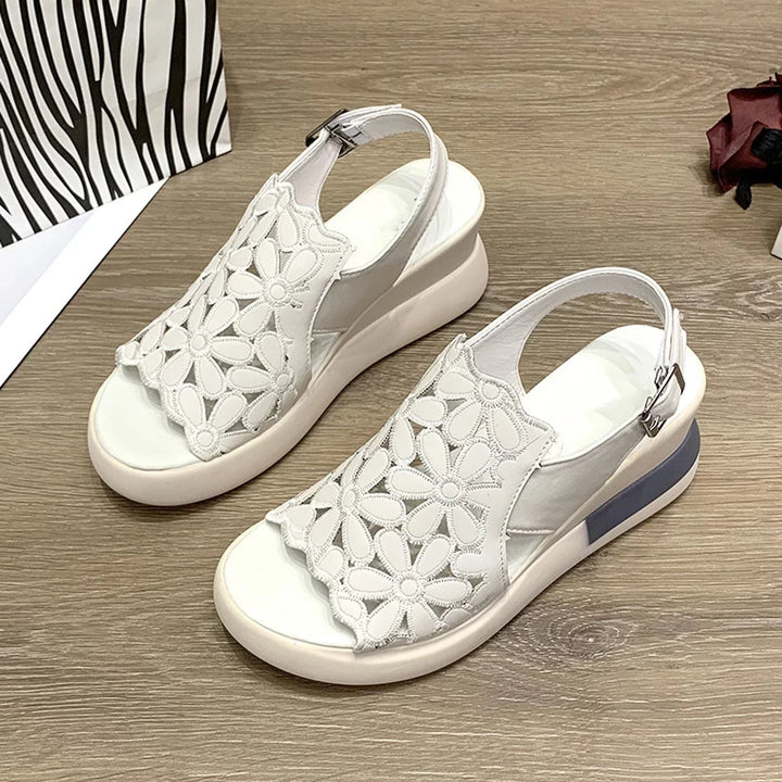 Opulent Hollow-Out Comfort Sandals for Unmatched Style and Ease
