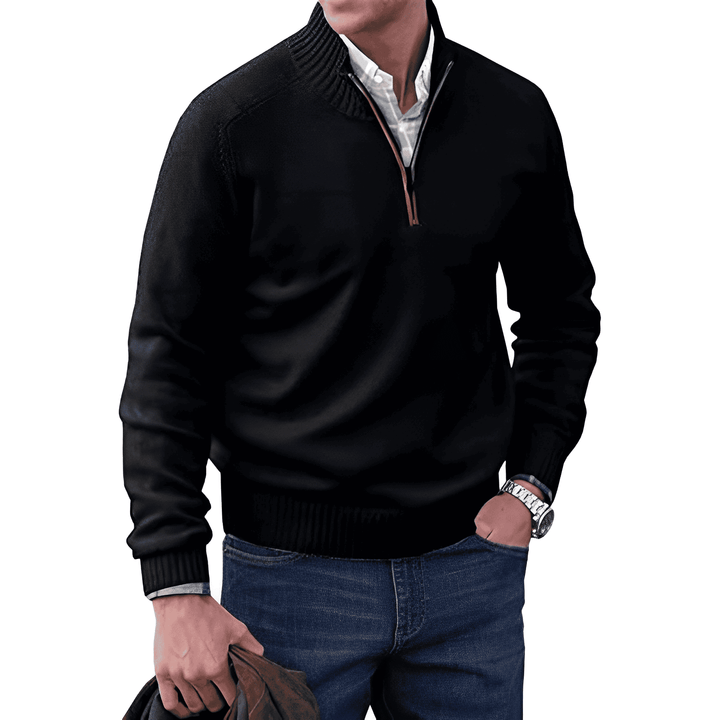 Stylish Polished Zip-Up Sweater
