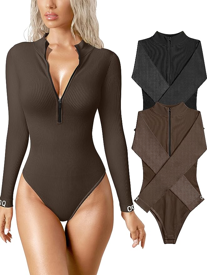 Bodycon zip in elastane