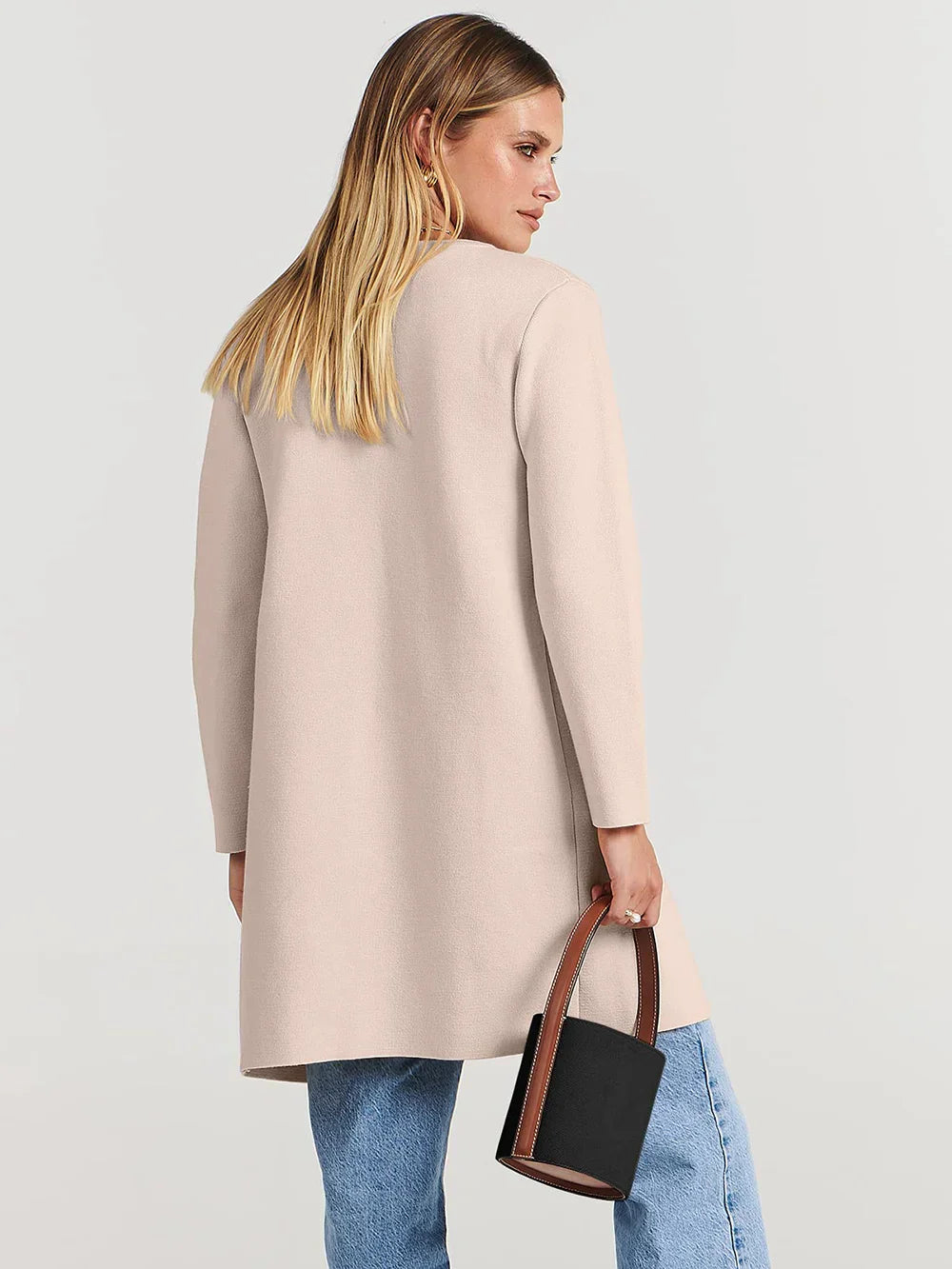 Chic and Cozy Lapel Coatigan