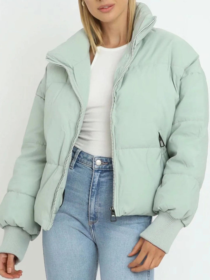 Cozy Puff Crop Jacket for Effortless Style