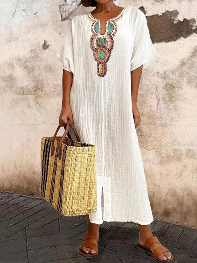 Stunning Elegant Kaftan Maxi Dress for Effortless Style