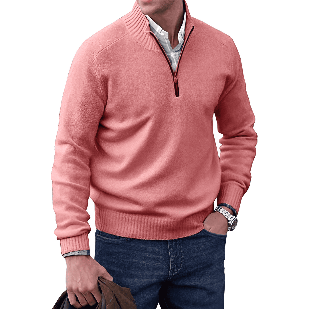Stylish Polished Zip-Up Sweater