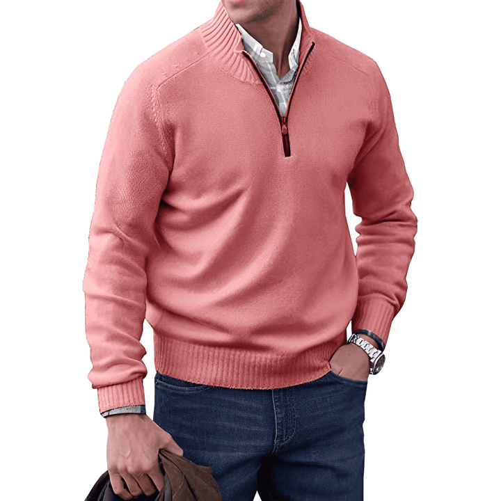 Stylish Polished Zip-Up Sweater