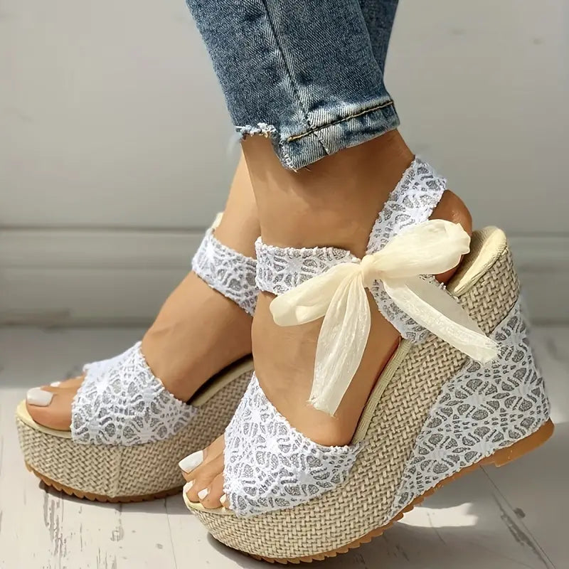 Chic Women's Sandals Featuring a Stylish Wedge Heel