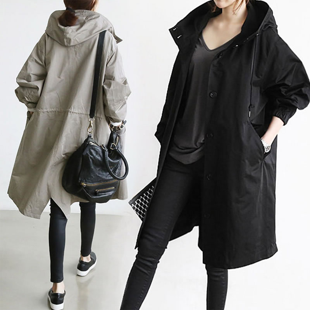 Fashionable windbreaker trench coat for ultimate style and protection