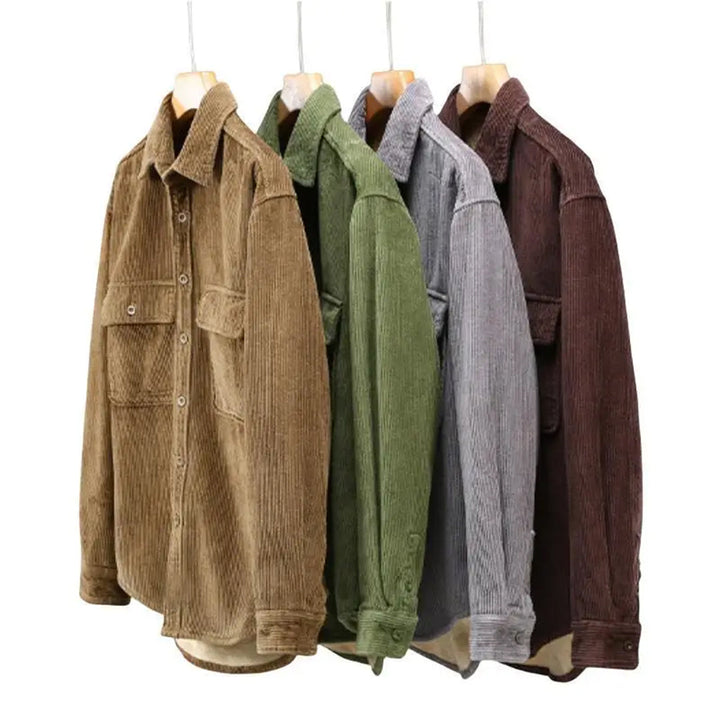 Chic Corduroy Winter Shirt Perfect for the Contemporary Gentleman