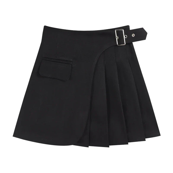 Trendy Asymmetric Mini Skirt