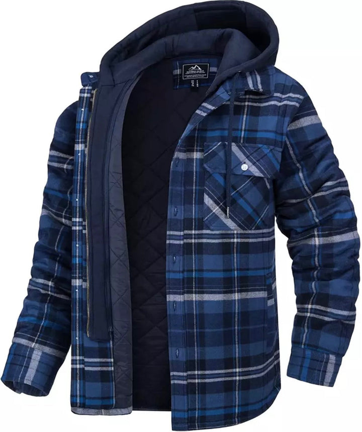 Stylish Checkered Coat for Men
