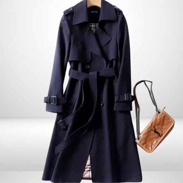 Chic Women's Luxe Trench Coat