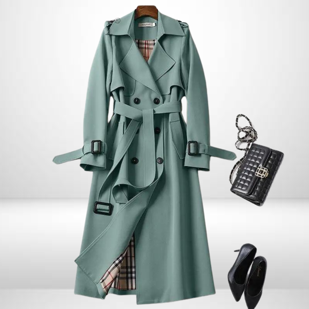 Chic Women's Luxe Trench Coat