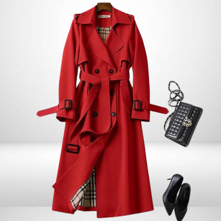 Chic Women's Luxe Trench Coat