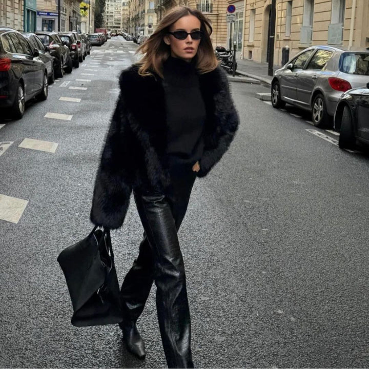 Eco-Friendly Fur Coat for Women