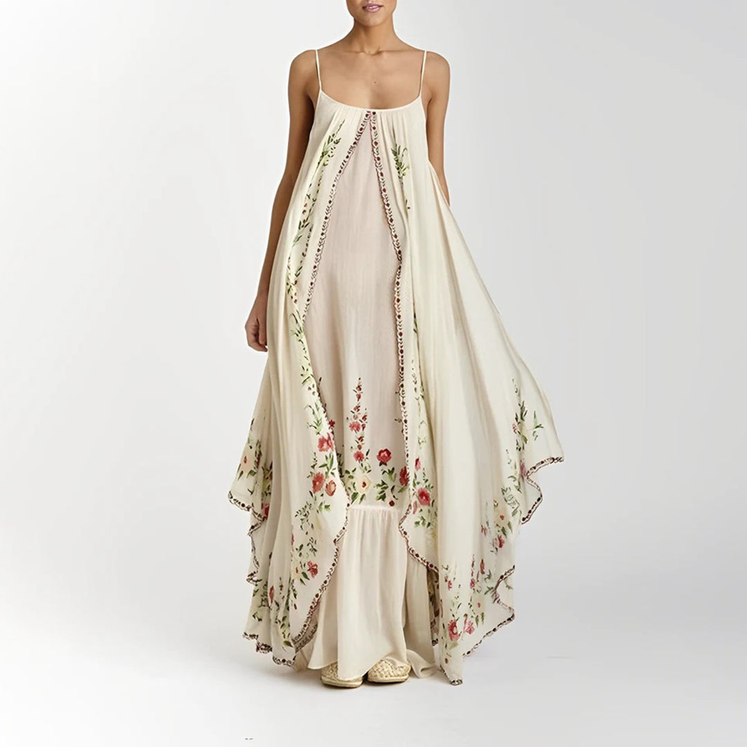 Elegant Layered Maxi Dress for Any Occasion