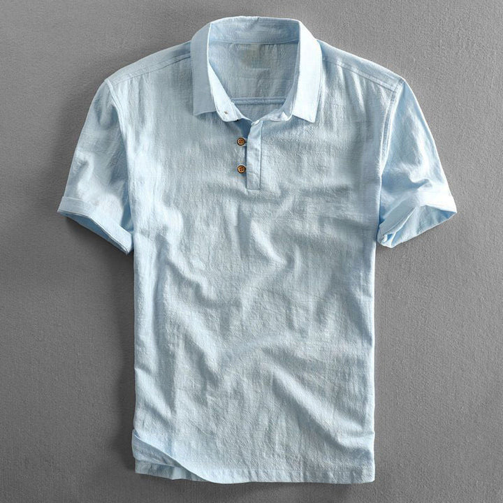 Exquisite Luxury Linen Polo Shirt for the Modern Man