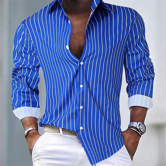 Timeless Striped Elegance Shirt