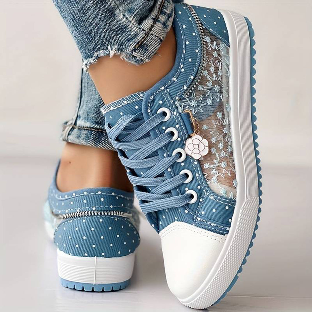 Chic and Breathable Women's Mesh Sneakers for All-Day Comfort