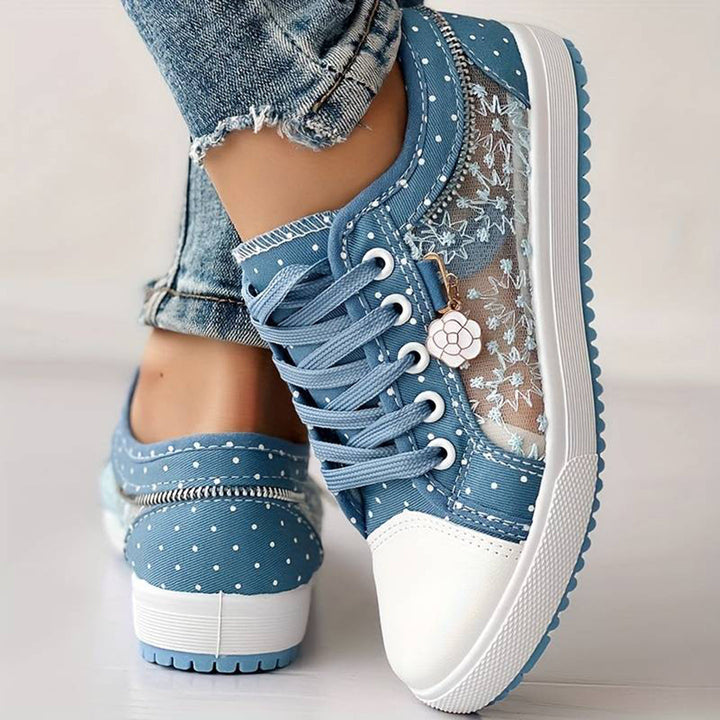 Chic and Breathable Women's Mesh Sneakers for All-Day Comfort