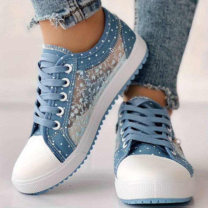 Chic and Breathable Women's Mesh Sneakers for All-Day Comfort