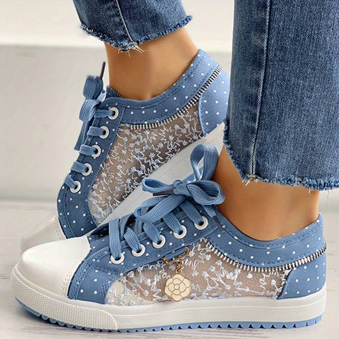 Chic and Breathable Women's Mesh Sneakers for All-Day Comfort