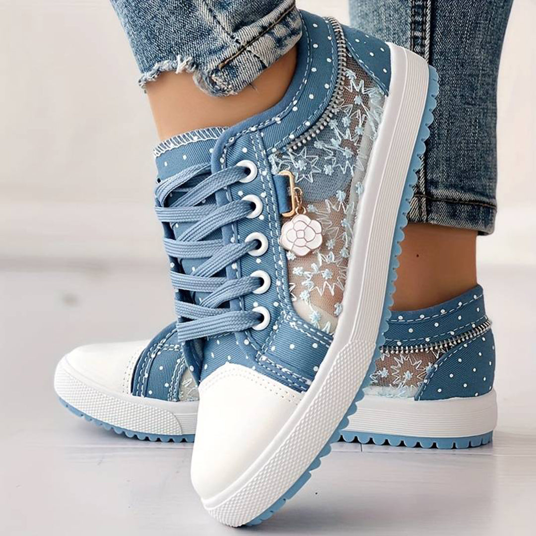 Chic and Breathable Women's Mesh Sneakers for All-Day Comfort